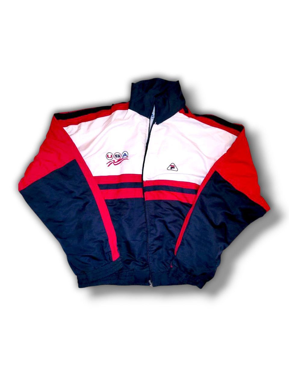 Fila Vintage OLYMPIC GAMES 1990s FILA USA Embroidered Track Size US XL / EU 56 / 4 - 3 Thumbnail