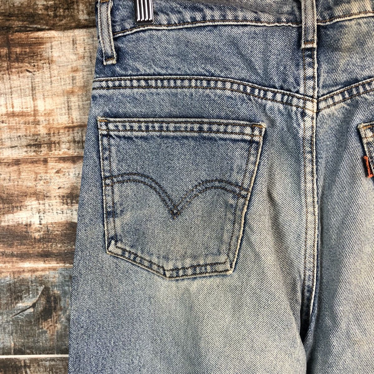 Levi's DL Levis 610 orange tag Distressed Denim Pants #C631 Size US 30 / EU 46 - 17 Thumbnail