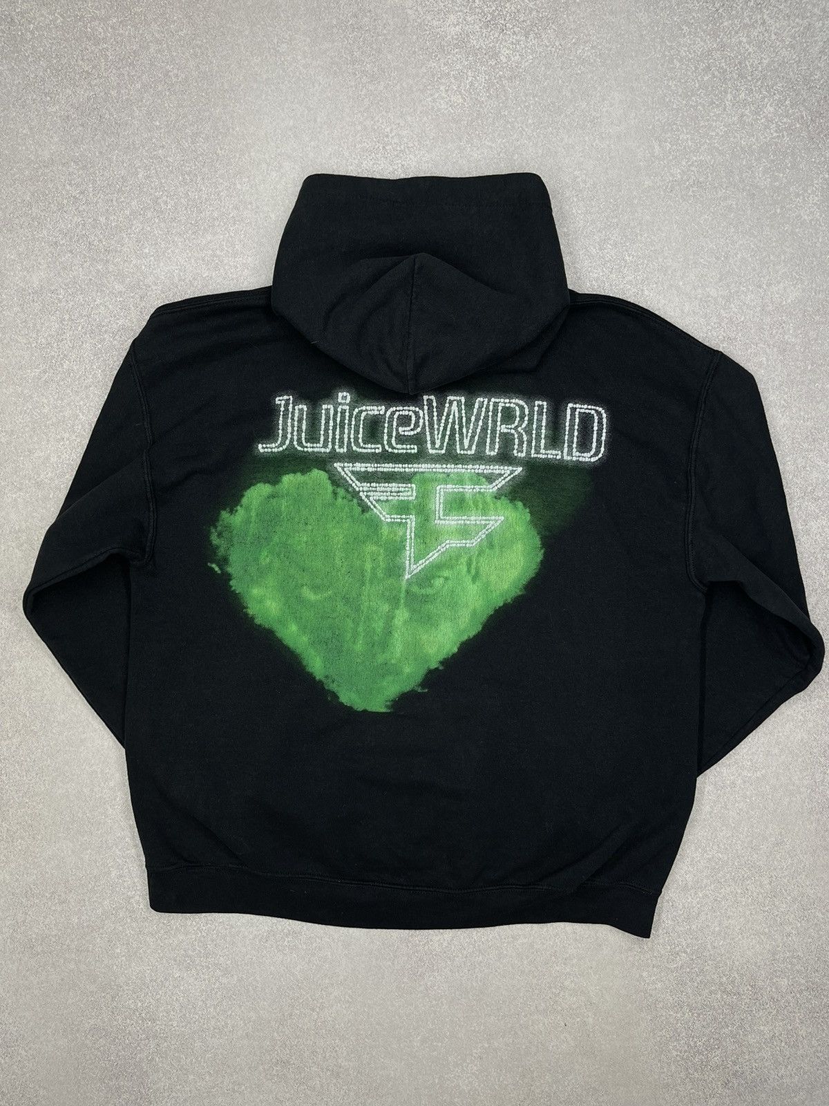 Rap Tees × Vintage Vintage Juise World Legends Never Die Black Hoodie Y2K Size US L / EU 52-54 / 3 - 2 Thumbnail