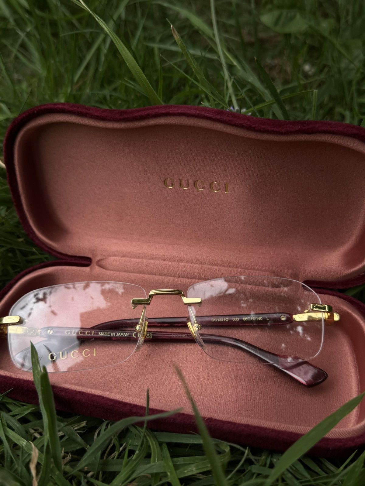 Gucci Gucci Made in Japan Luxury glasses Size ONE SIZE - 9 Thumbnail