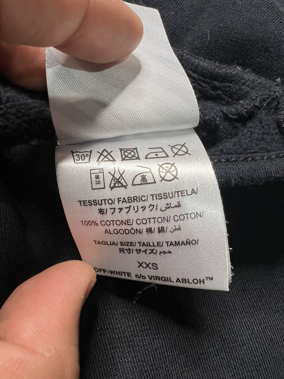 Off-White Off-White Chest print Oversized Backless Sweatshirr Size XS / US 0-2 / IT 36-38 - 10 Thumbnail
