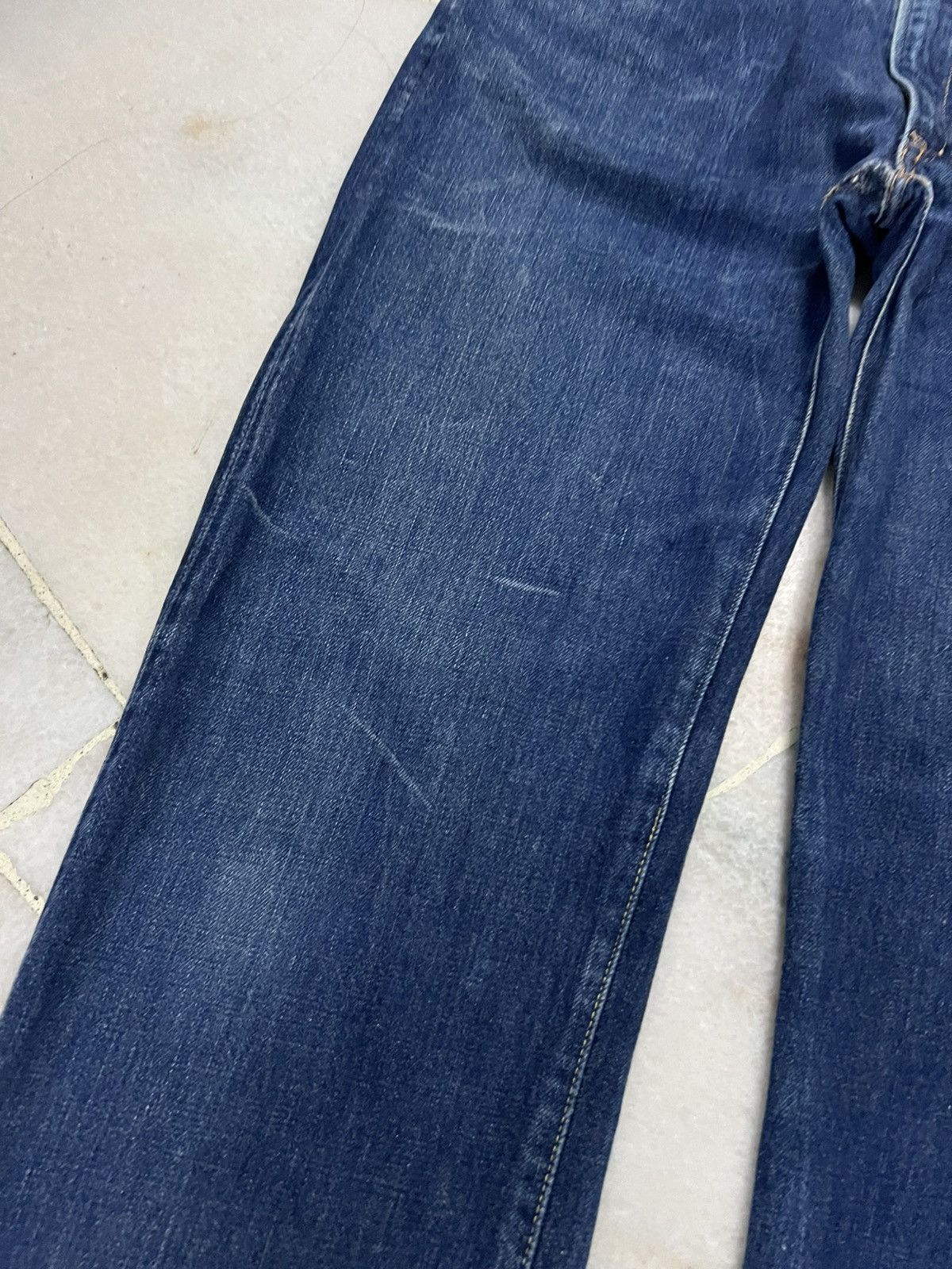 Japanese Brand 80’s H.R Market Blue Blue Japan Selvedge Jean Size US 31 - 5 Thumbnail