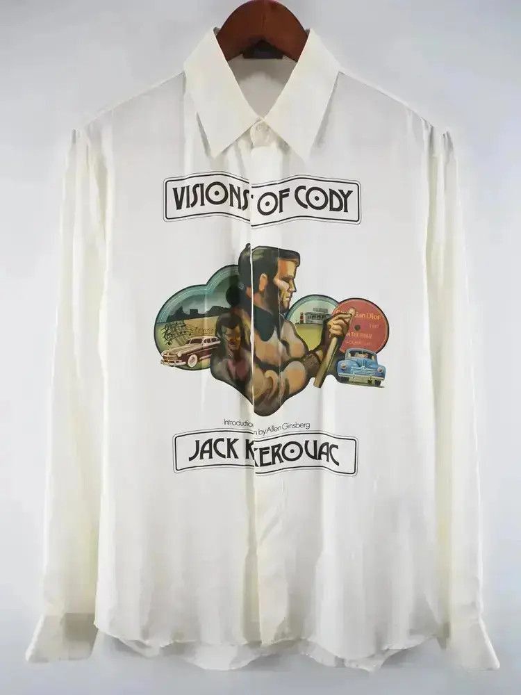 Dior Sz 38 Dior x Jack Kerouac Silk Shirt-2507 Size US S / EU 44-46 / 1 - 7 Thumbnail