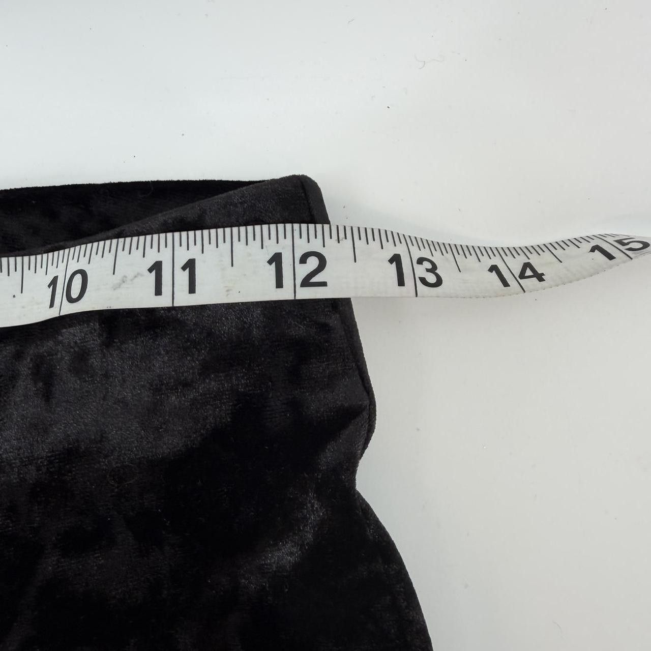 Zara New Zara Black Velvet Leggins Velour Pants Size S Size 27" / US 4 / IT 40 - 5 Thumbnail