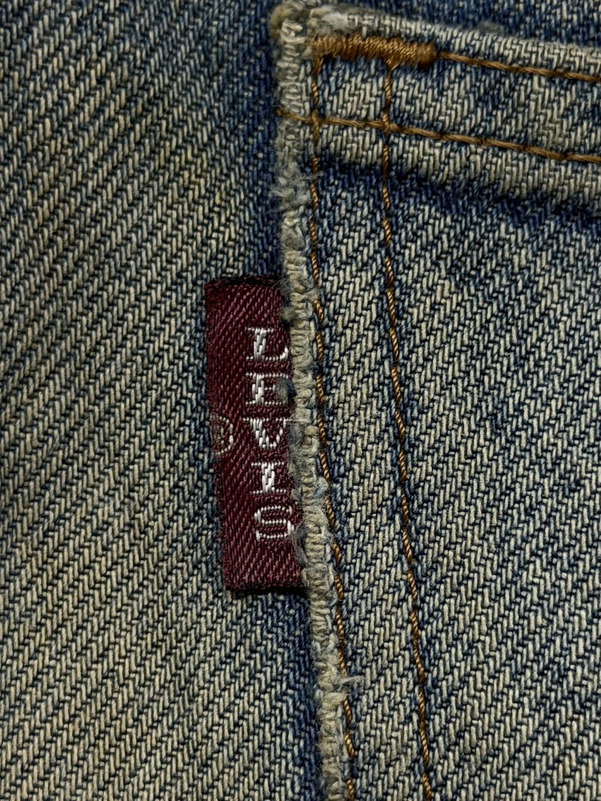 Levi's Vintage Clothing Vintage 90s Levi’s Original Riveted Blue Jeans Big E Japan Size US 32 / EU 48 - 13 Thumbnail