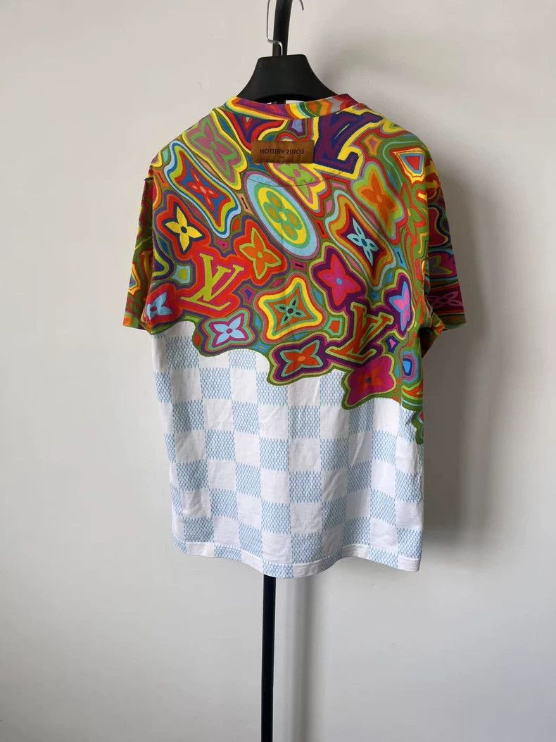 Louis Vuitton Louis Vuitton Abstract Printed Crew Neck Pullover Short Sl Size US L / EU 52-54 / 3 - 2 Thumbnail