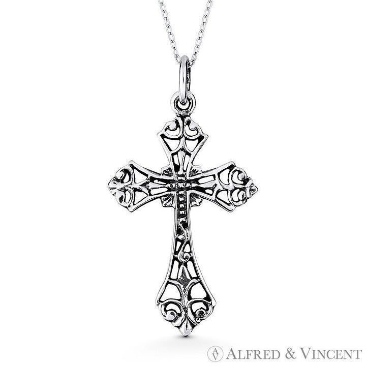 Other Medieval Pewter Cross .925 Sterling Silver Pendant Size ONE SIZE - 1 Preview