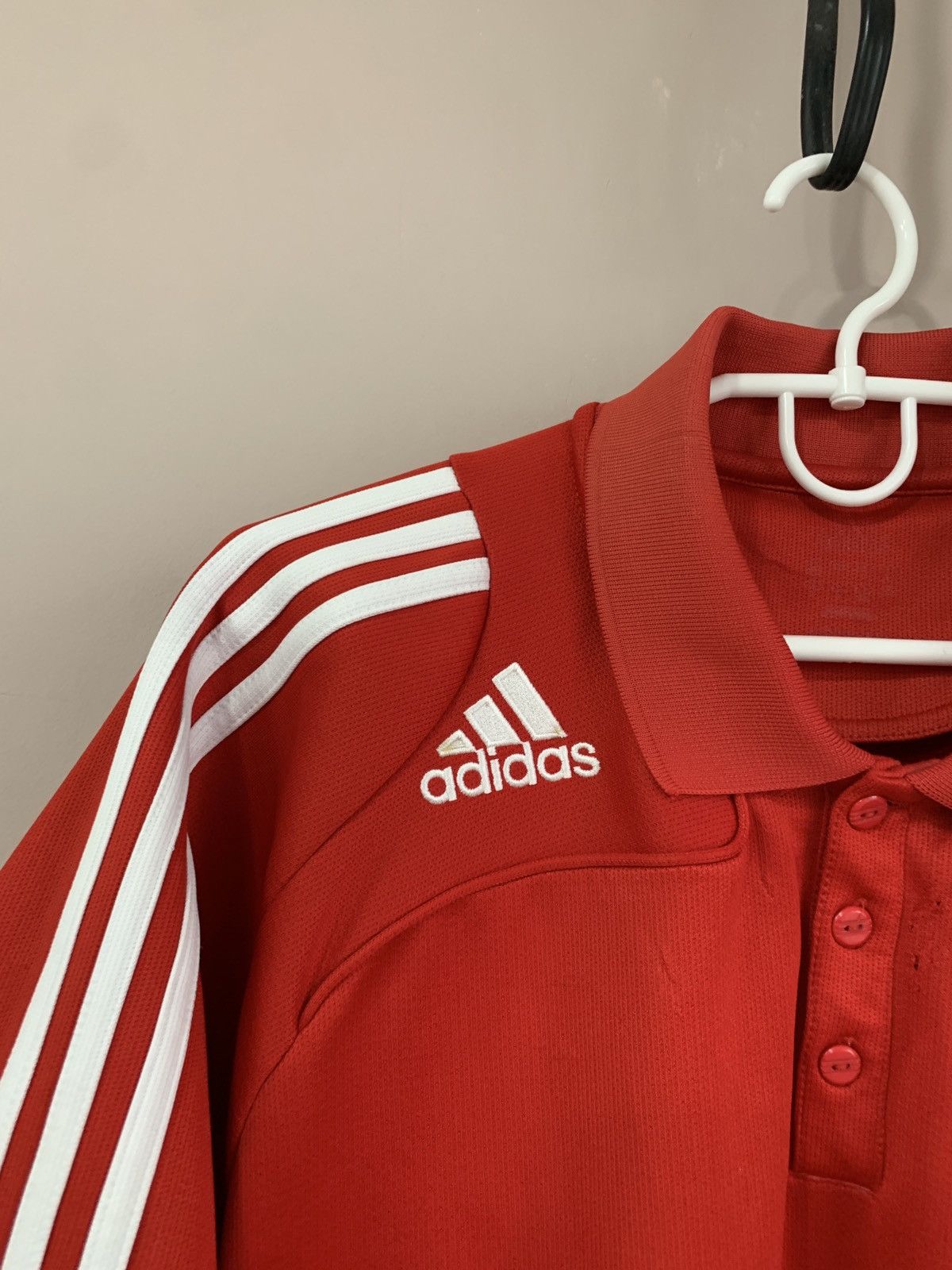 Adidas Liverpool 2008 Football Polo Shirt Adidas Soccer Jersey Sz L Size US XL / EU 56 / 4 - 3 Thumbnail