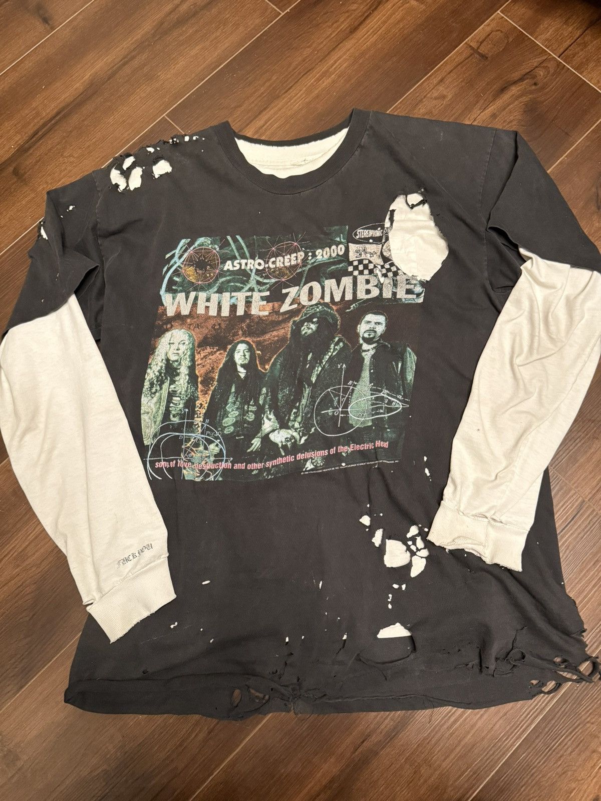 Vintage TRASHED white zombie 1993 Size US XL / EU 56 / 4 - 3 Thumbnail