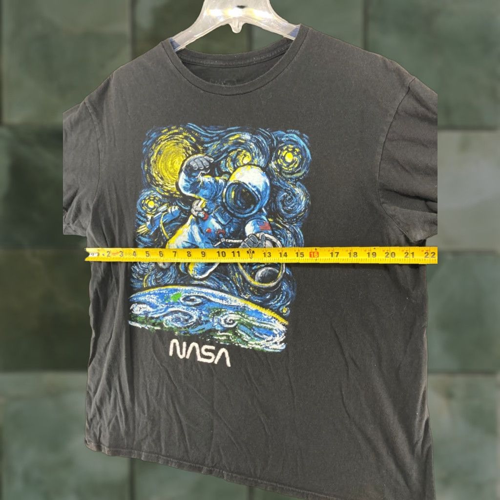 NASA Abstract Nasa T Shirt Mens XL Black Logo Nerd Size US XL / EU 56 / 4 - 1 Thumbnail
