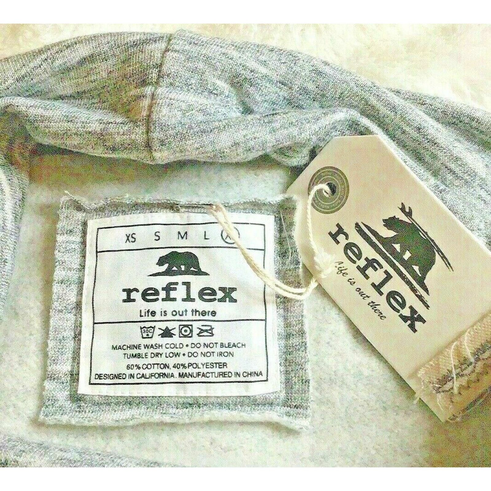 Other Reflex Womens Turtleneck Drawstrings Fleece Lining LOVE Size XL / US 12-14 / IT 48-50 - 2 Thumbnail