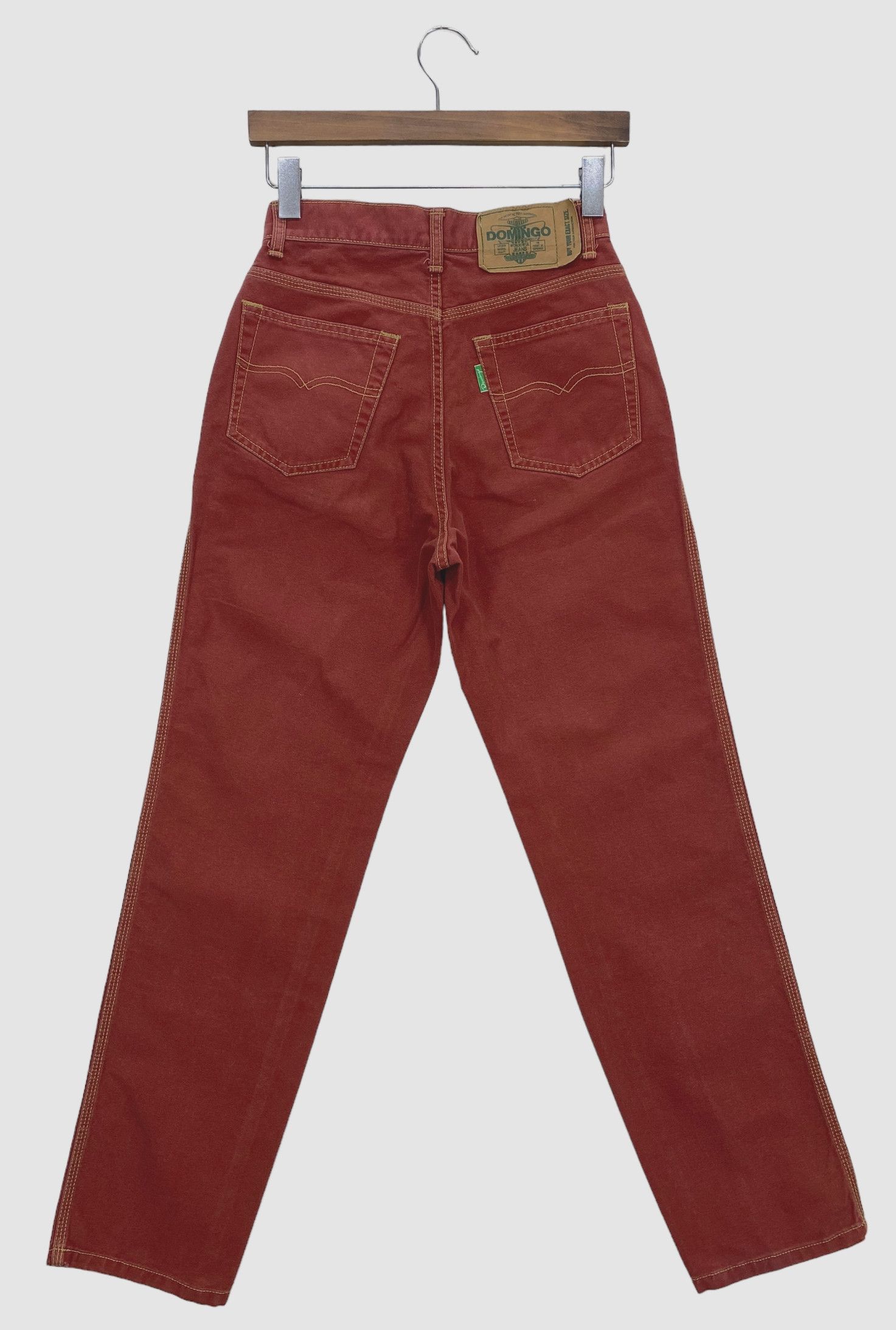 Japanese Brand Vintage Domingo High Waisted Jeans 90s Japanese Denim Women Size 25" / US 0 / IT 36 - 1 Thumbnail