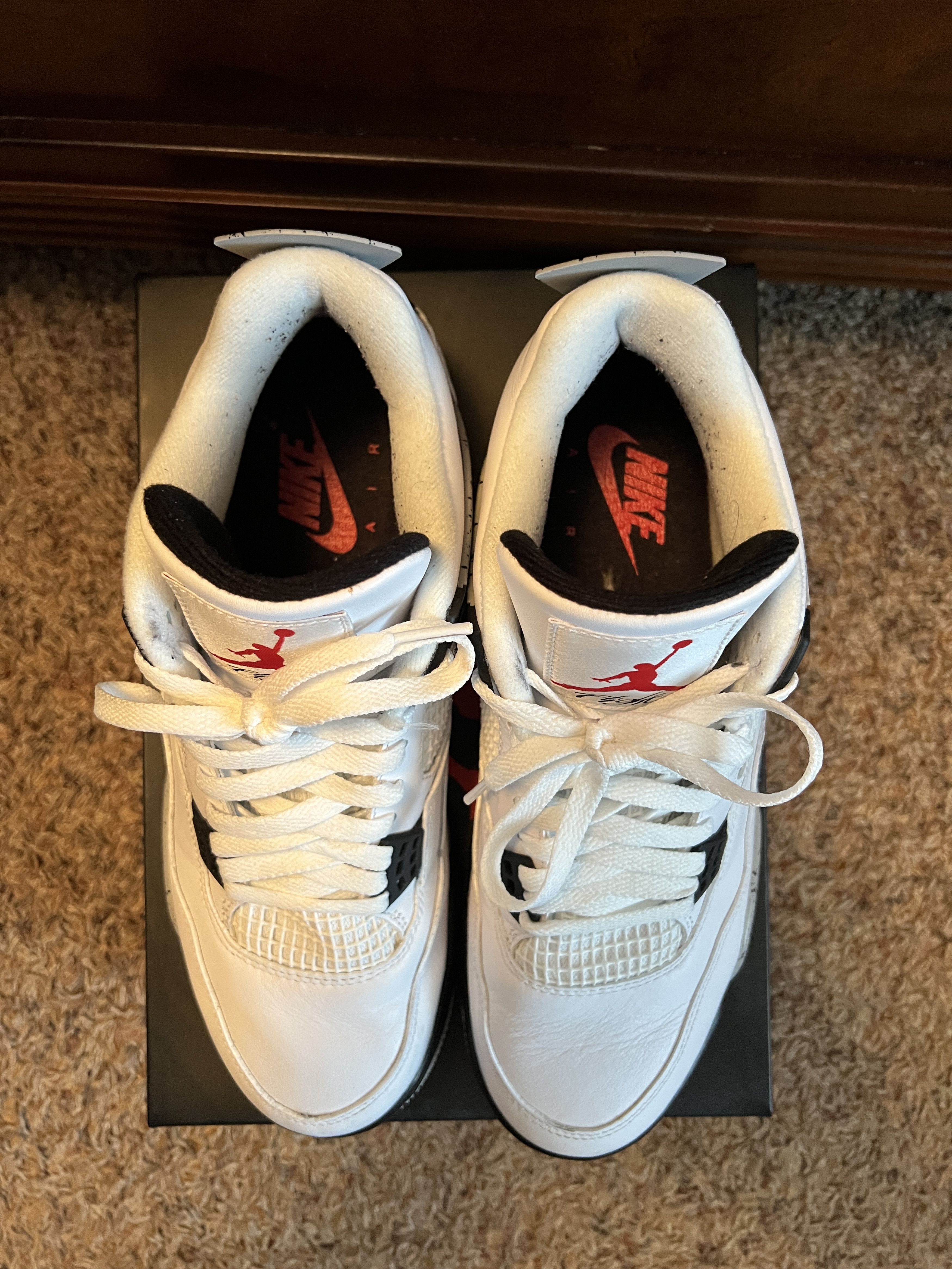 Jordan Brand Air Jordan 4 Retro "White Cement" (2016) Size US 10.5 / EU 43-44 - 6 Thumbnail