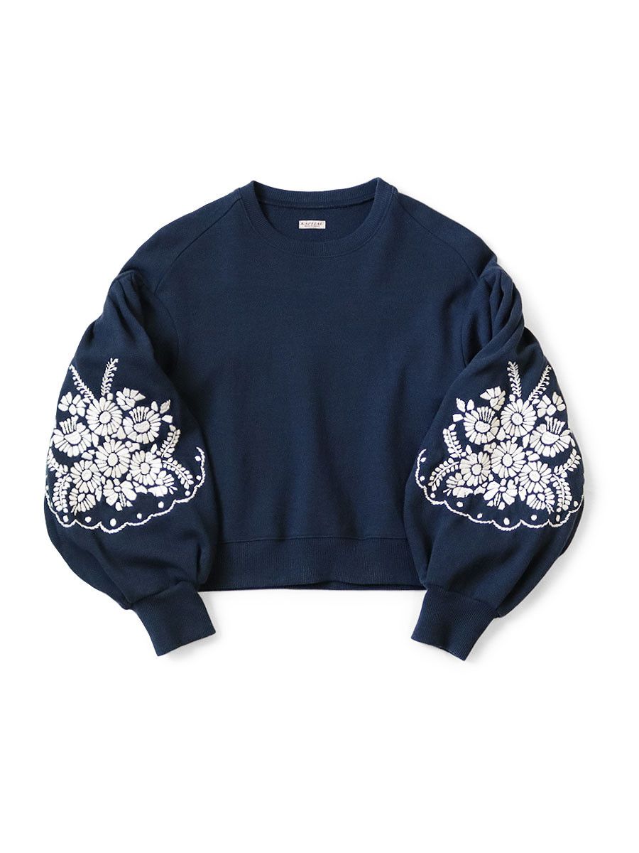 Kapital Kapital buffered-sleeve sweatshirt Latvian embroidery Size S / US 4 / IT 40 - 1 Preview