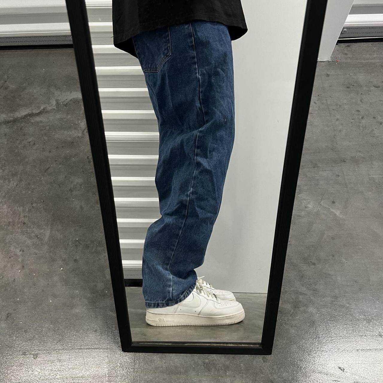Japanese Brand × Vintage Vintage Y2K/2000s Casual Fit Skater dark wash denim jeans! Size US 36 / EU 52 - 2 Thumbnail