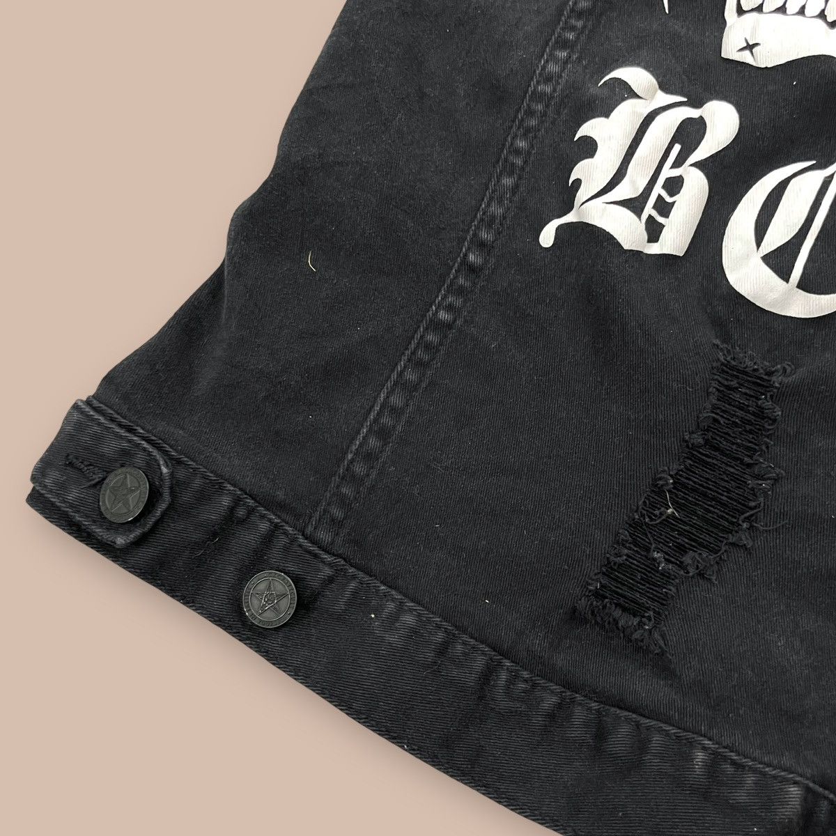 If Six Was Nine BlackCraft Hooded Denim Vest Size US M / EU 48-50 / 2 - 13 Thumbnail
