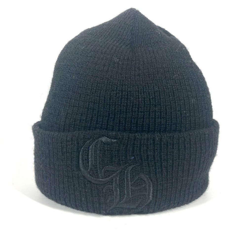 Chrome Hearts Chrome Hearts Ch Logo Beanie Chapeau Knitted Hat Knit Cap Wool Unisex Black Size ONE SIZE - 1 Thumbnail