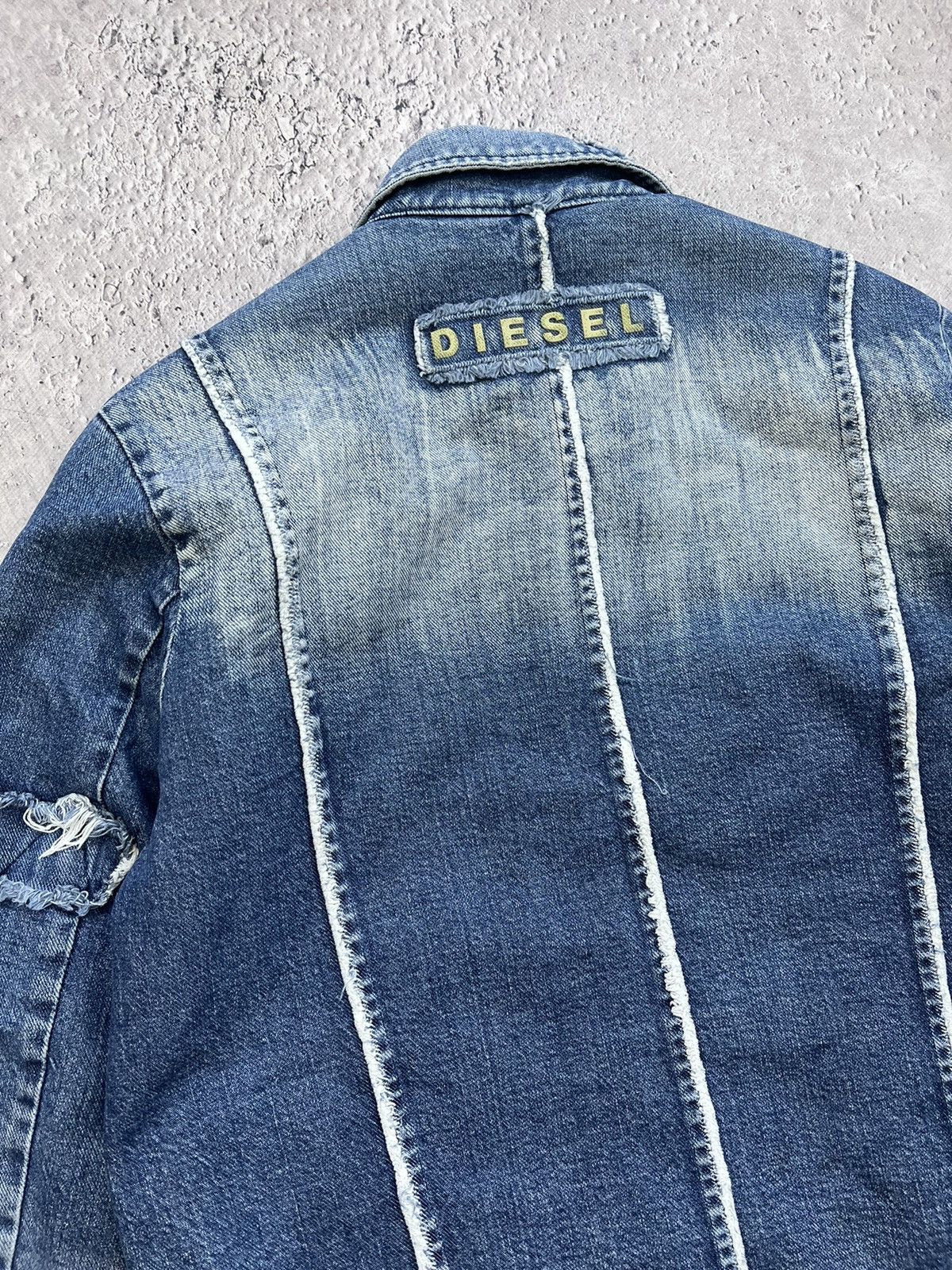 Diesel × Vintage Vintage Diesel Moto Racer Zipper Punk Jacket Avant Garde Size US M / EU 48-50 / 2 - 12 Thumbnail