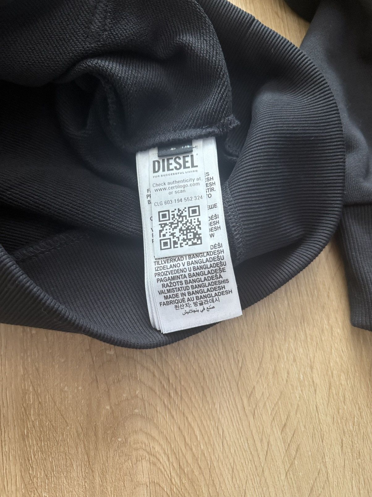 Diesel Diesel Half-Cut Hoodie Size US M / EU 48-50 / 2 - 5 Thumbnail