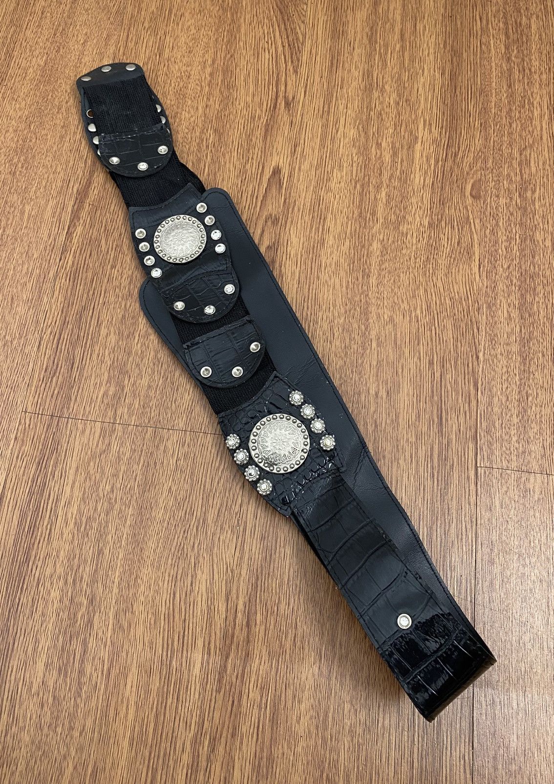 Japanese Brand Ethnic silver crystal belt Size ONE SIZE - 4 Thumbnail