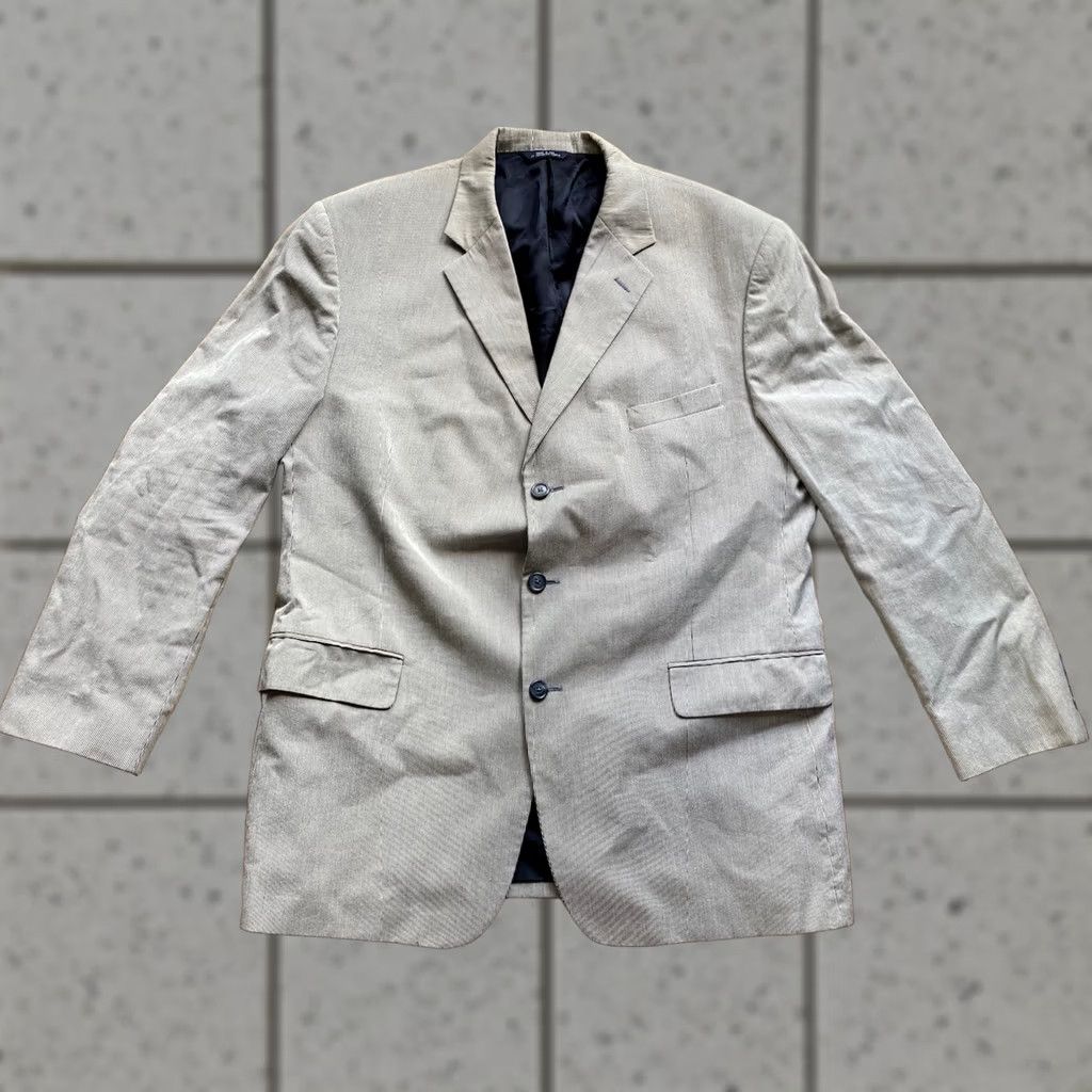 Brooks Brothers Brooks Brothers 2 Pieces Suit Mens 45R Jacket 38x30 Pants Stripe Cotton Multicolor Notch Lapel Two-Button Front Classic Mens Size 48R - 1 Thumbnail