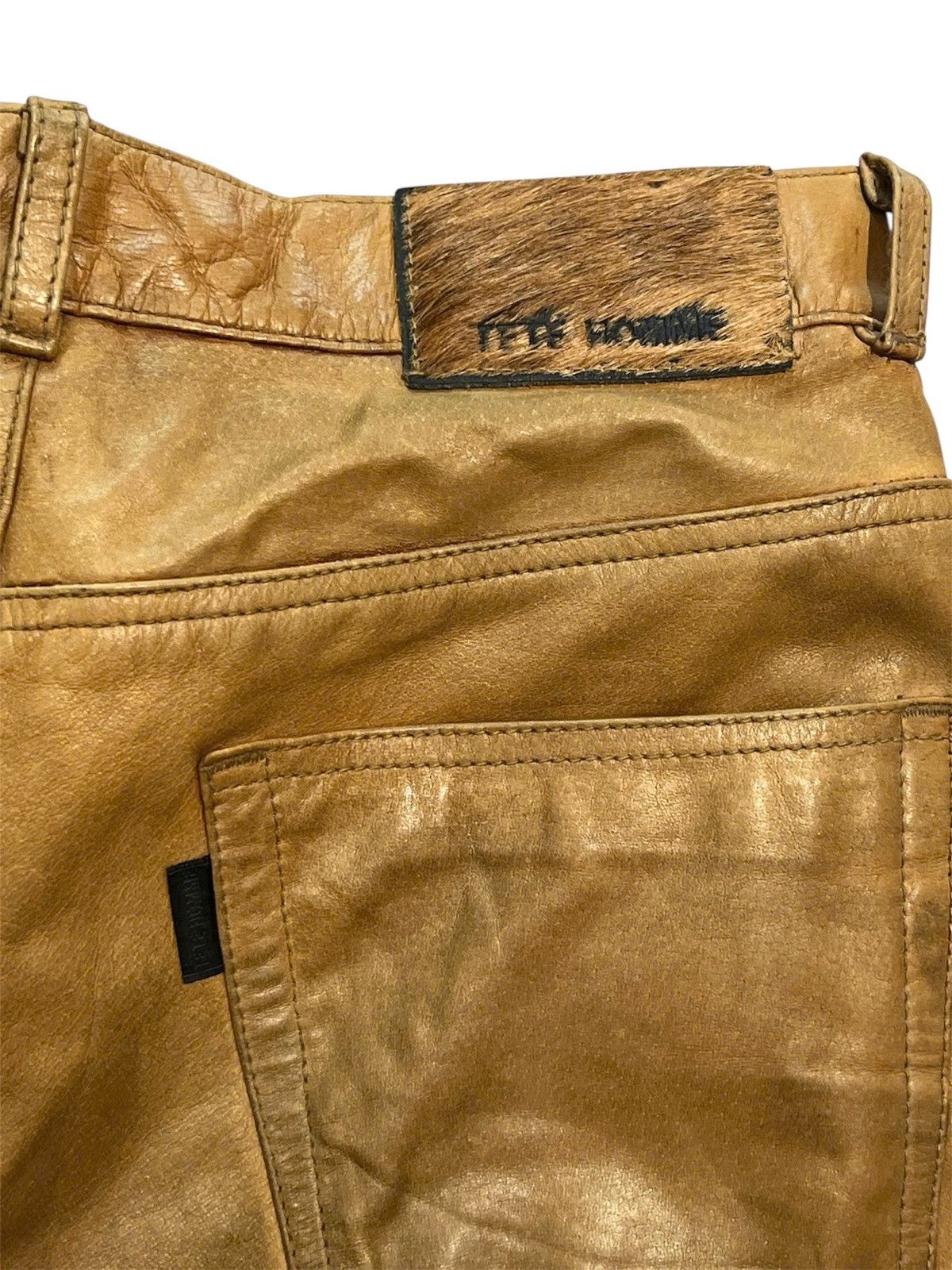 Tete Homme TETEHOMME LEATHER PANT Size US 31 - 4 Thumbnail