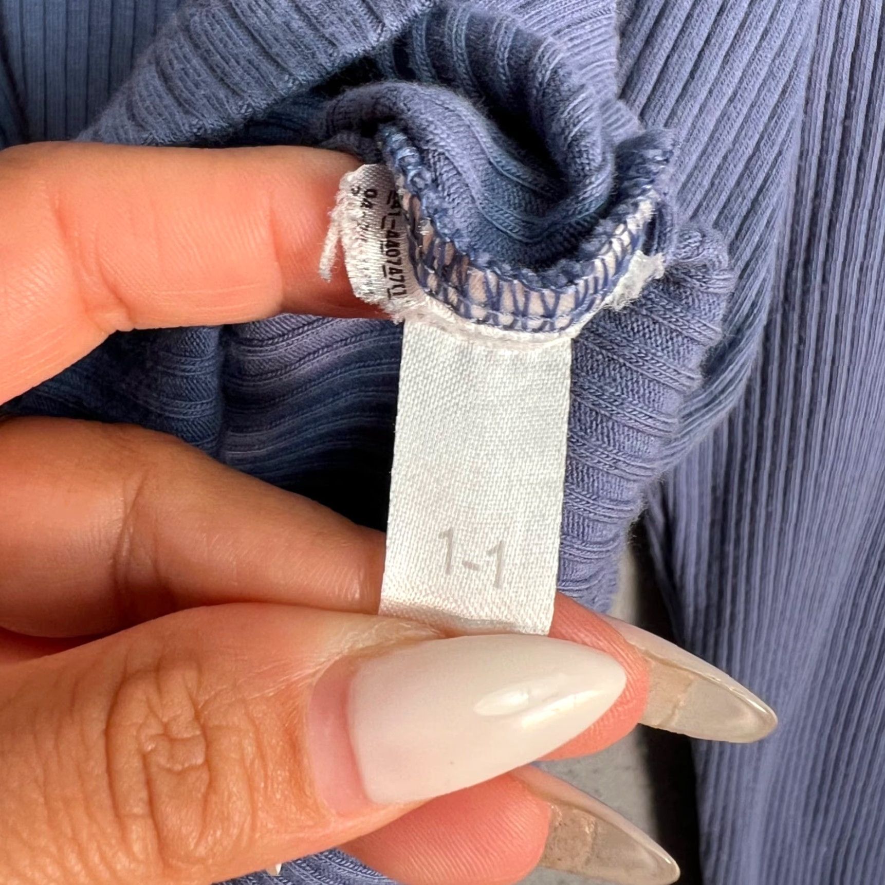 Uniqlo Uniqlo Sweater Cardigan Ribbed Knit Button-Up Small Blue Womens Size S / US 4 / IT 40 - 4 Thumbnail
