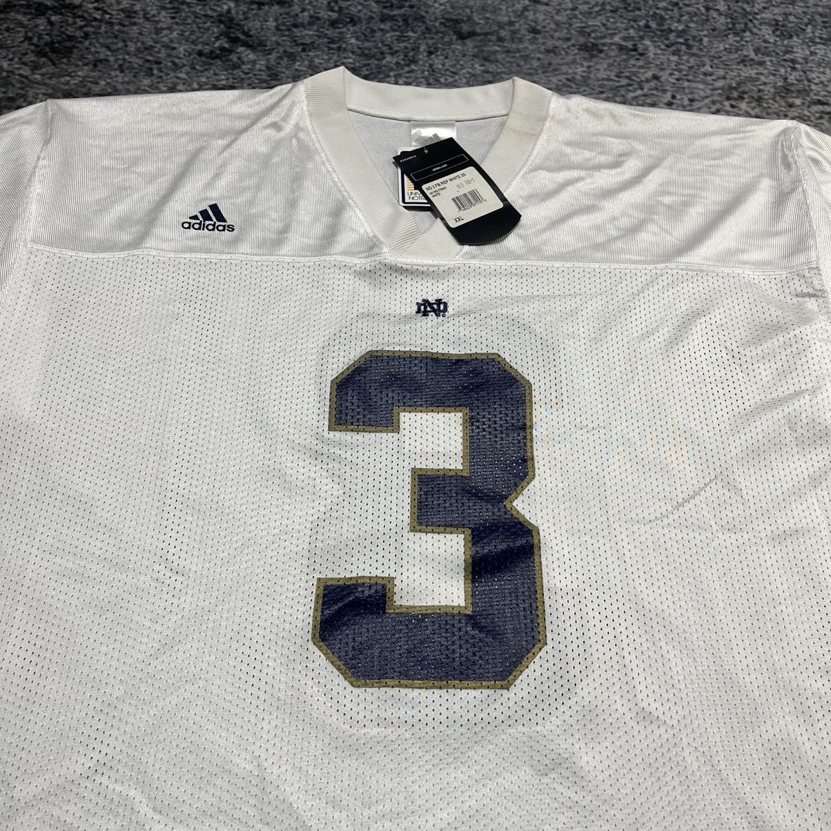 Adidas Vintage Adidas Notre Dame Fighting Irish Jersey #3 Away XXL Size US XXL / EU 58 / 5 - 5 Thumbnail
