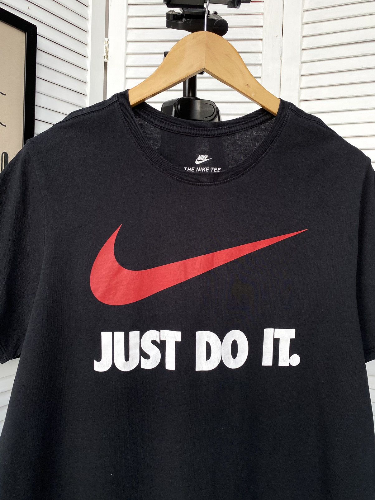 Nike × Vintage Nike NSW Just Do It Swoosh Logo Tee Shirt Retro Size US L / EU 52-54 / 3 - 5 Thumbnail