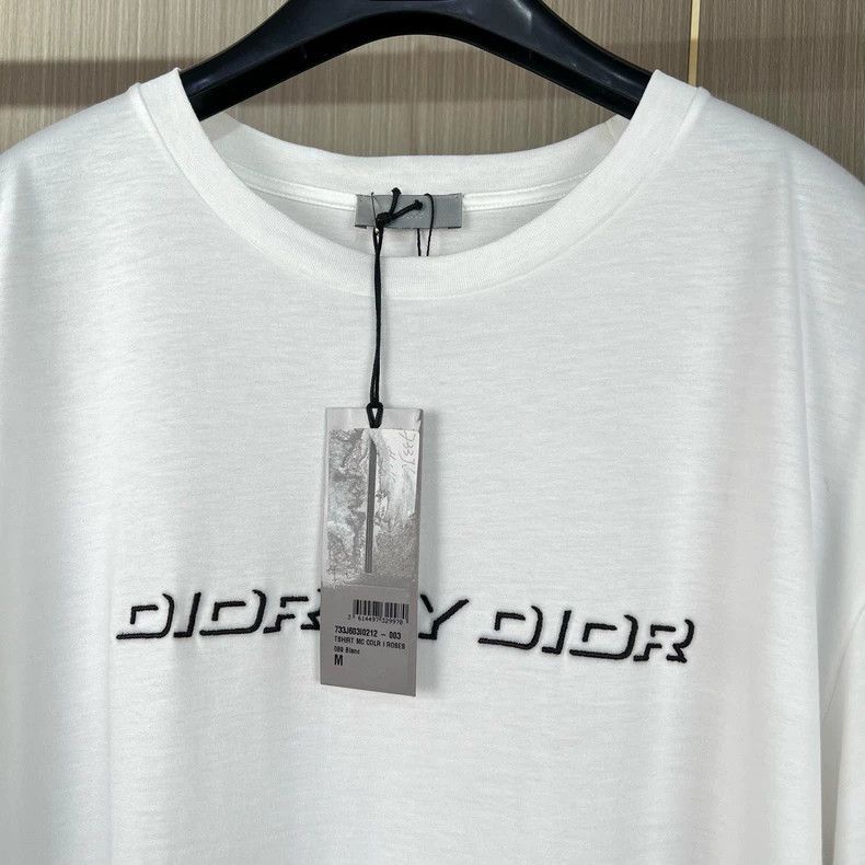 Dior Dior Embroidered Letter Bee Short Sleeve TShirt-2506 Size US M / EU 48-50 / 2 - 3 Thumbnail