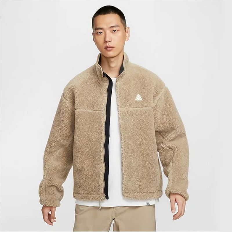 Nike ACG Nike ACG Sherpa Jacket, Tan Color Size US L / EU 52-54 / 3 - 1 Thumbnail