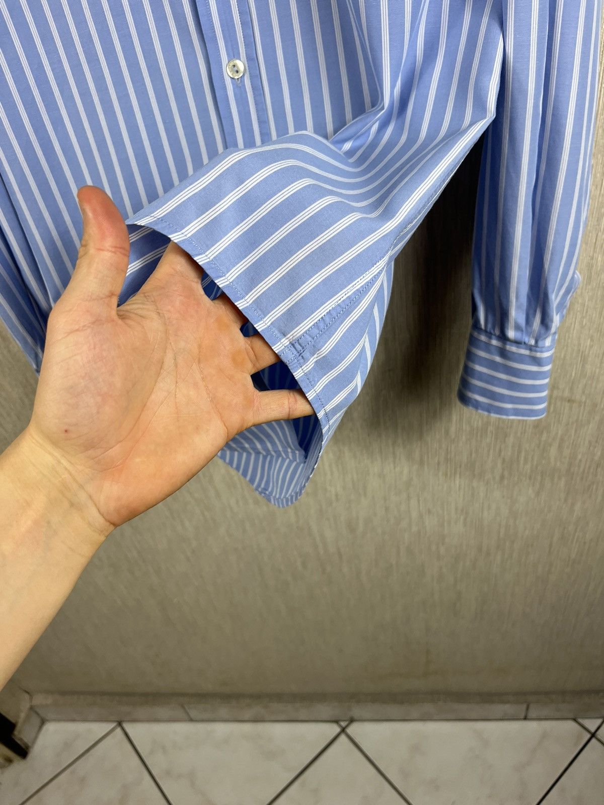 Dolce & Gabbana Dolce & Gabbana striped classic casual shirt with big collar Size US S / EU 44-46 / 1 - 11 Thumbnail