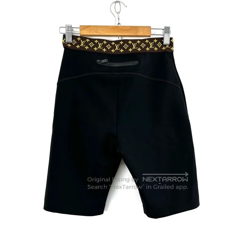 Louis Vuitton Louis Vuitton Black stretch five-point cycling pants Size US 36 / EU 52 - 2 Thumbnail
