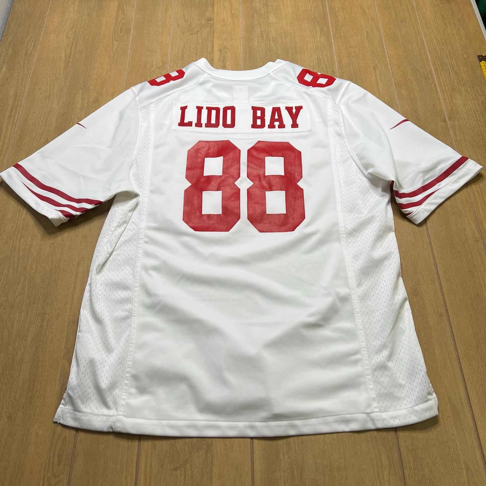 Nike Nike San Francisco 49ers #88 Lido Bay On Field NFL Jersey XL Size US XL / EU 56 / 4 - 7 Thumbnail