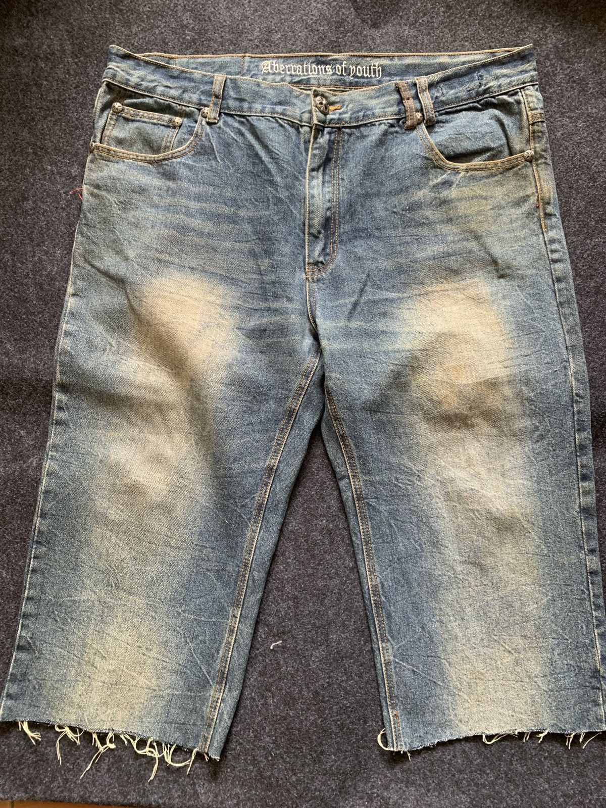 Japanese Brand A.O.D cross design like chrome hearts style. Size US 38 / EU 54 - 2 Thumbnail