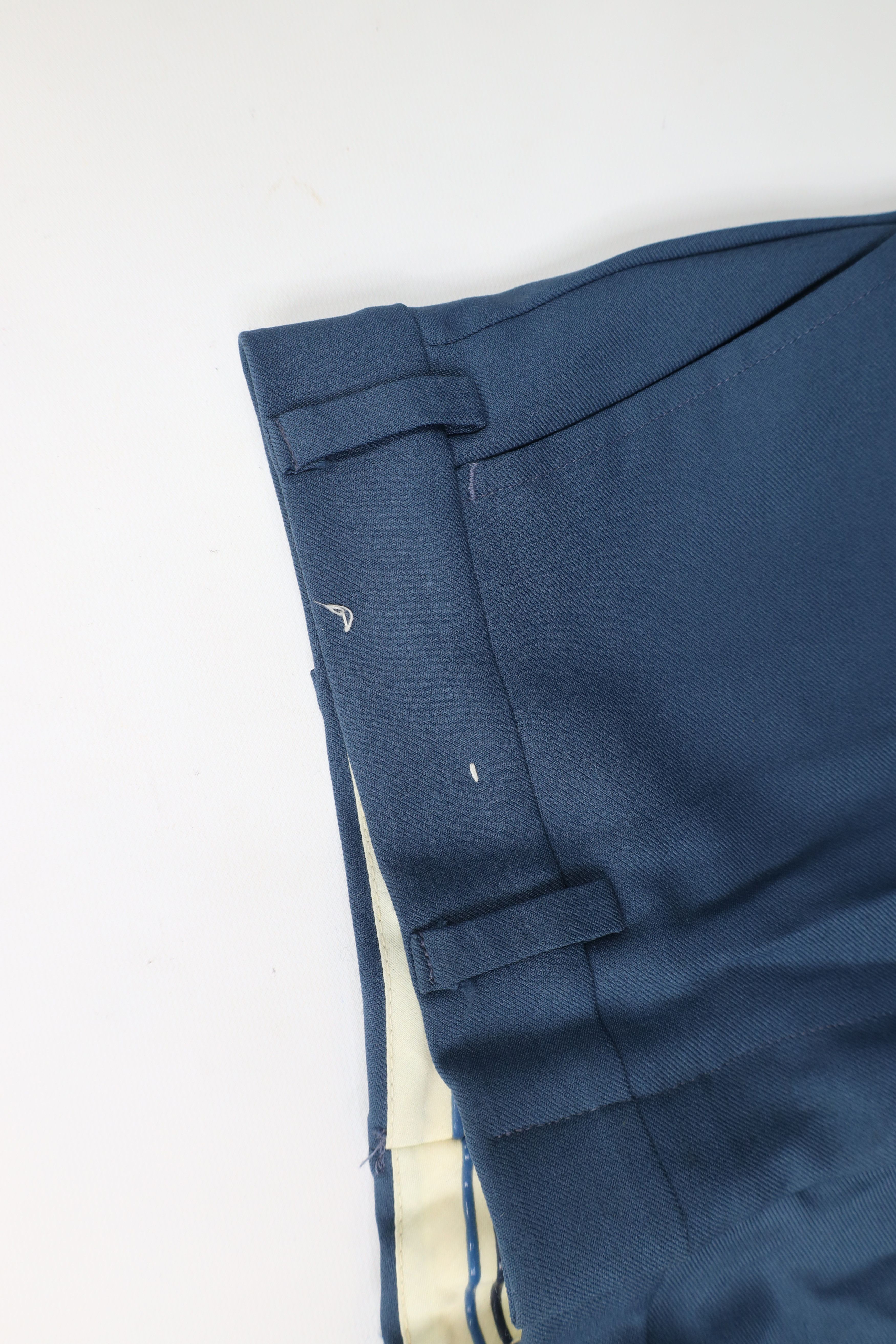 Vintage Vintage 70s Streetwear Bell Bottoms Chino Pants Blue USA Size US 34 / EU 50 - 5 Thumbnail