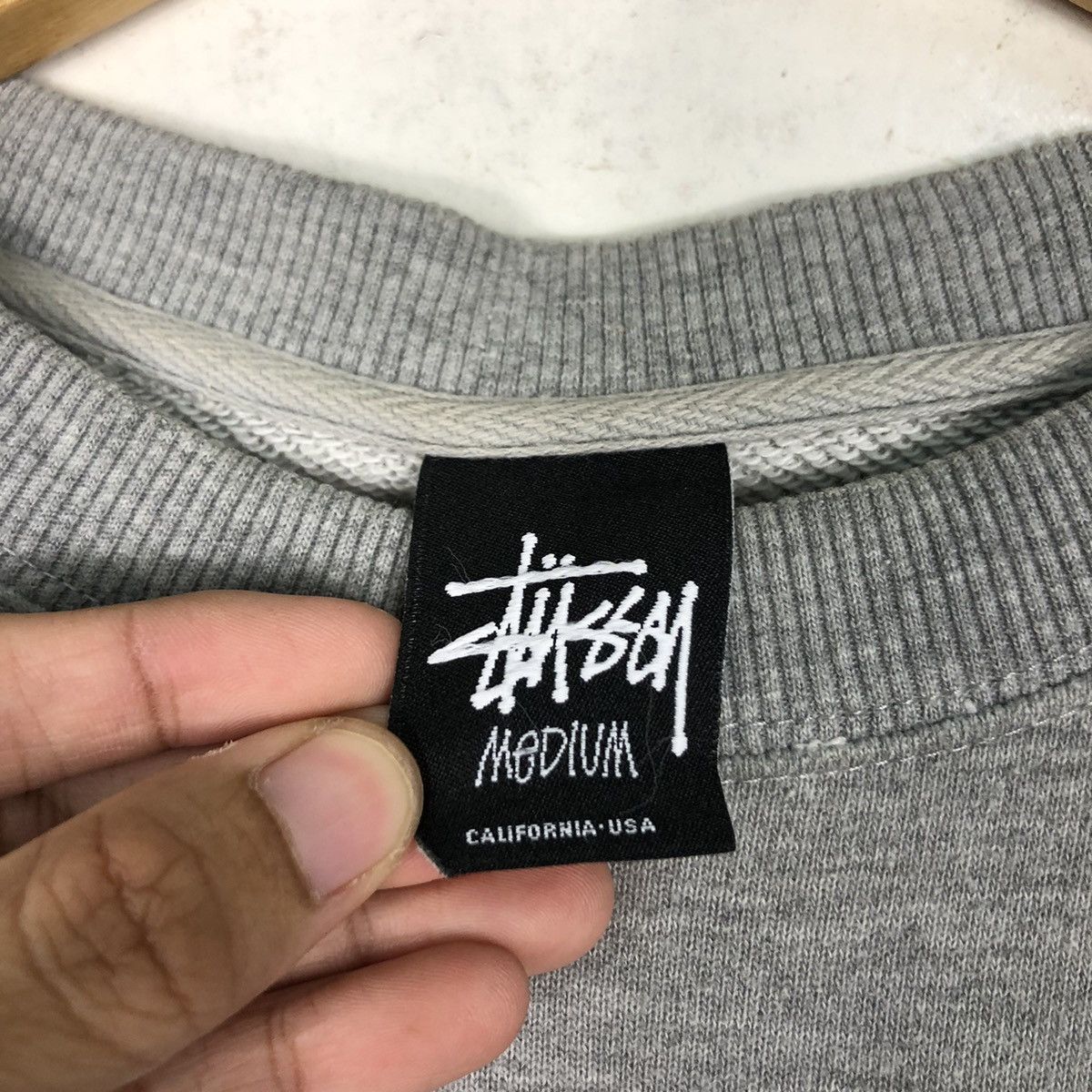 Japanese Brand × Stussy Vintage Stussy Japanese Brand Rare Design Grey Sweatshirt Size US S / EU 44-46 / 1 - 11 Thumbnail