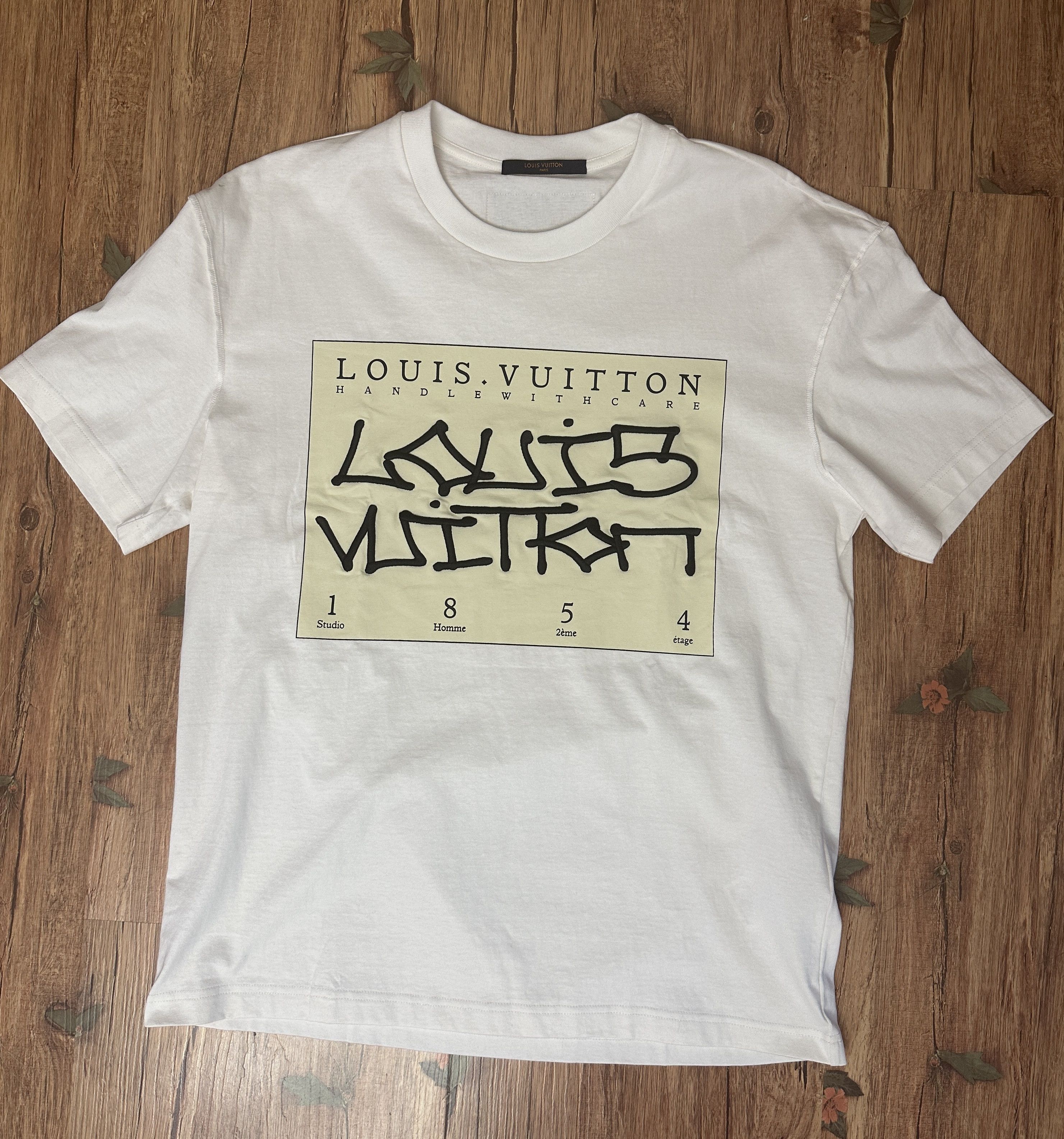 Louis Vuitton Louis Vuitton 1854 Logo White T-shirt | Grailed