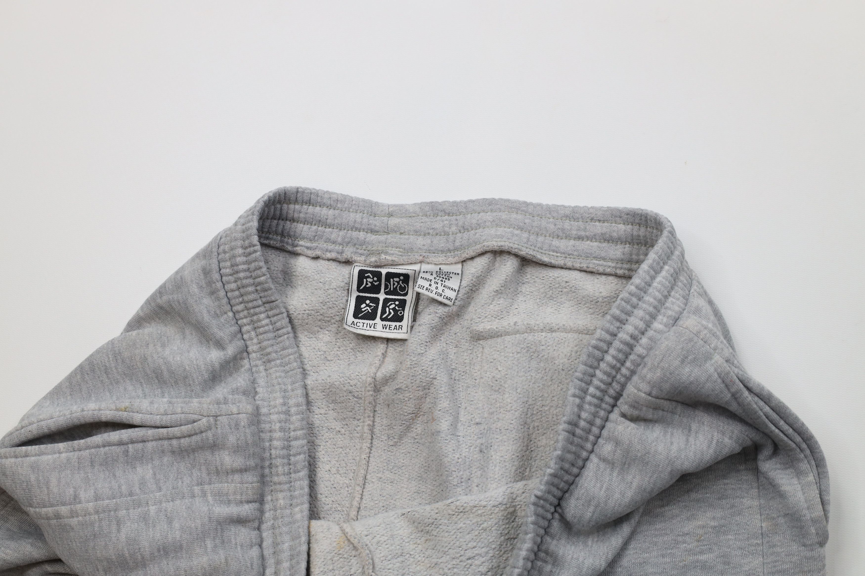 Vintage Vintage 80s 90s Streetwear Triblend Sweatpants Joggers Gray Size US 36 / EU 52 - 9 Thumbnail