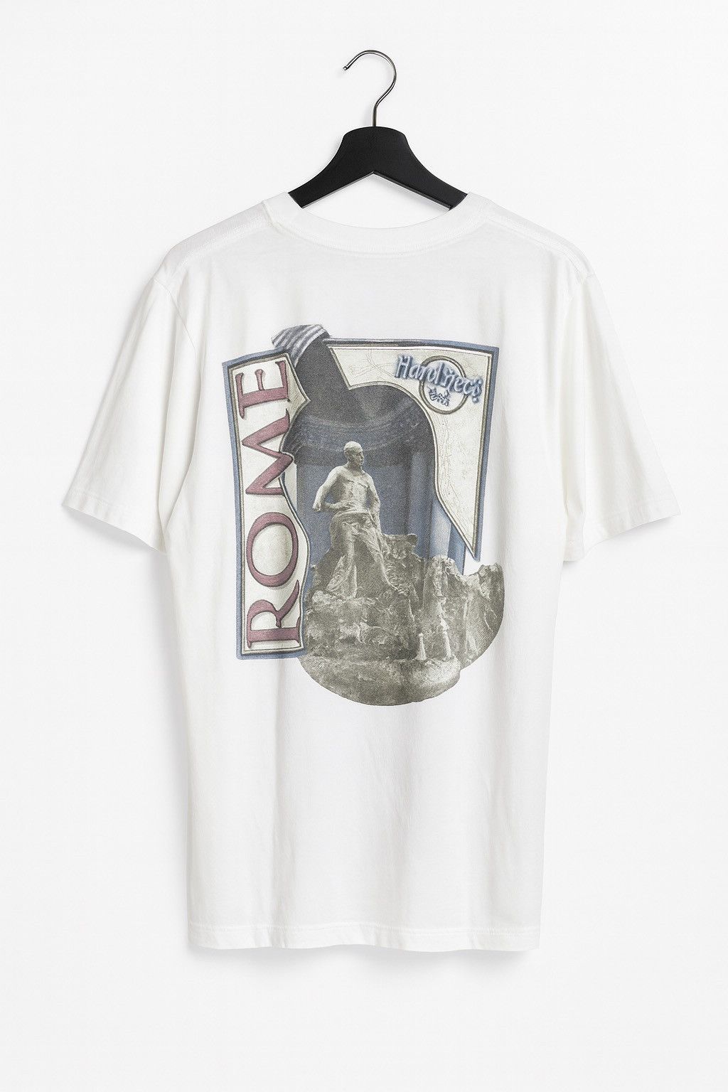 Hard Rock Cafe Vintage Hard Rock Cafe Paris & Rome White T-Shirts 90s Size US S / EU 44-46 / 1 - 1 Thumbnail
