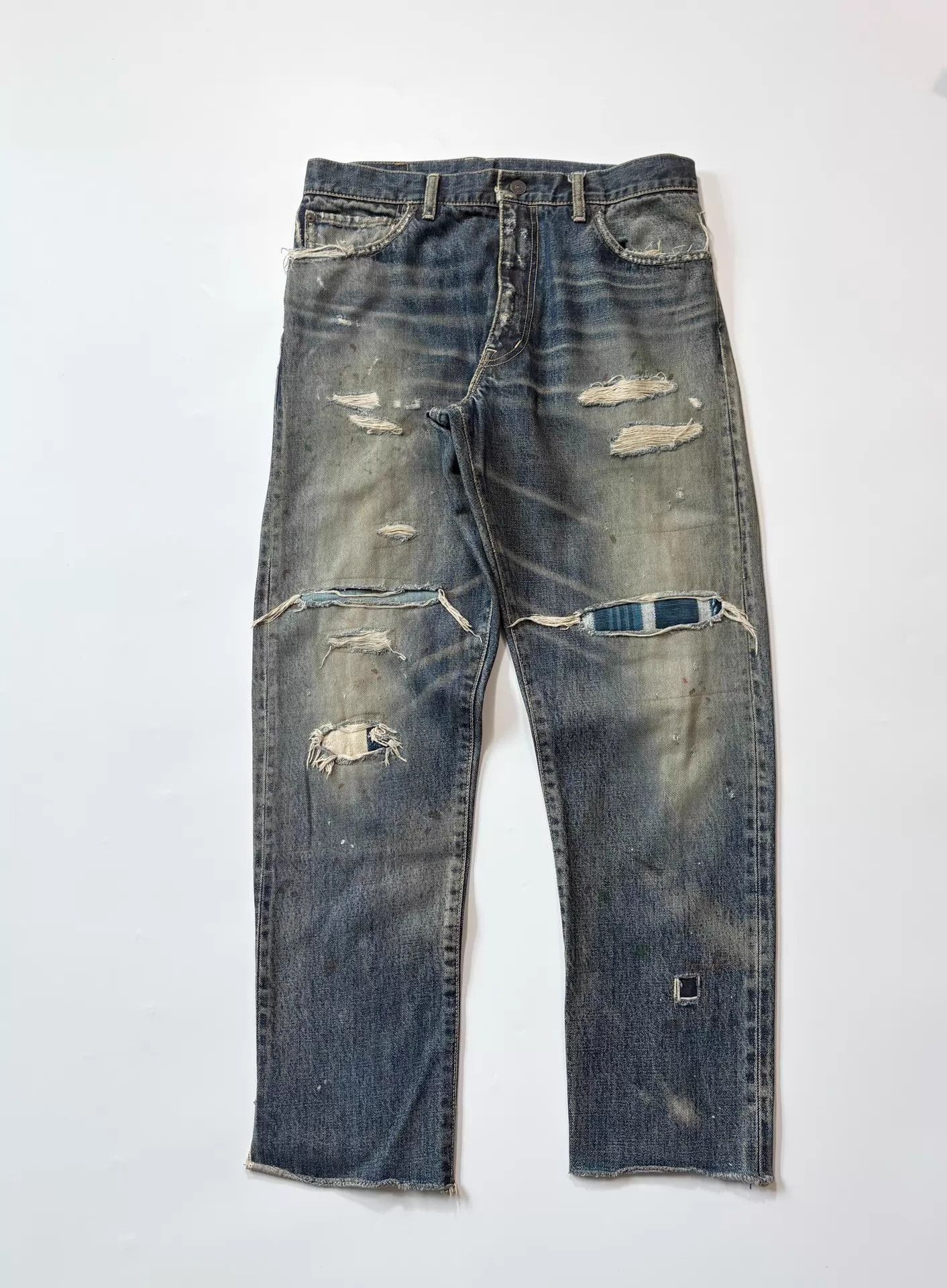 Visvim VISVIM JOURNEYMAN PANTS TACKED CRASH Afro Cloth Size US 30 / EU 46 - 1 Thumbnail