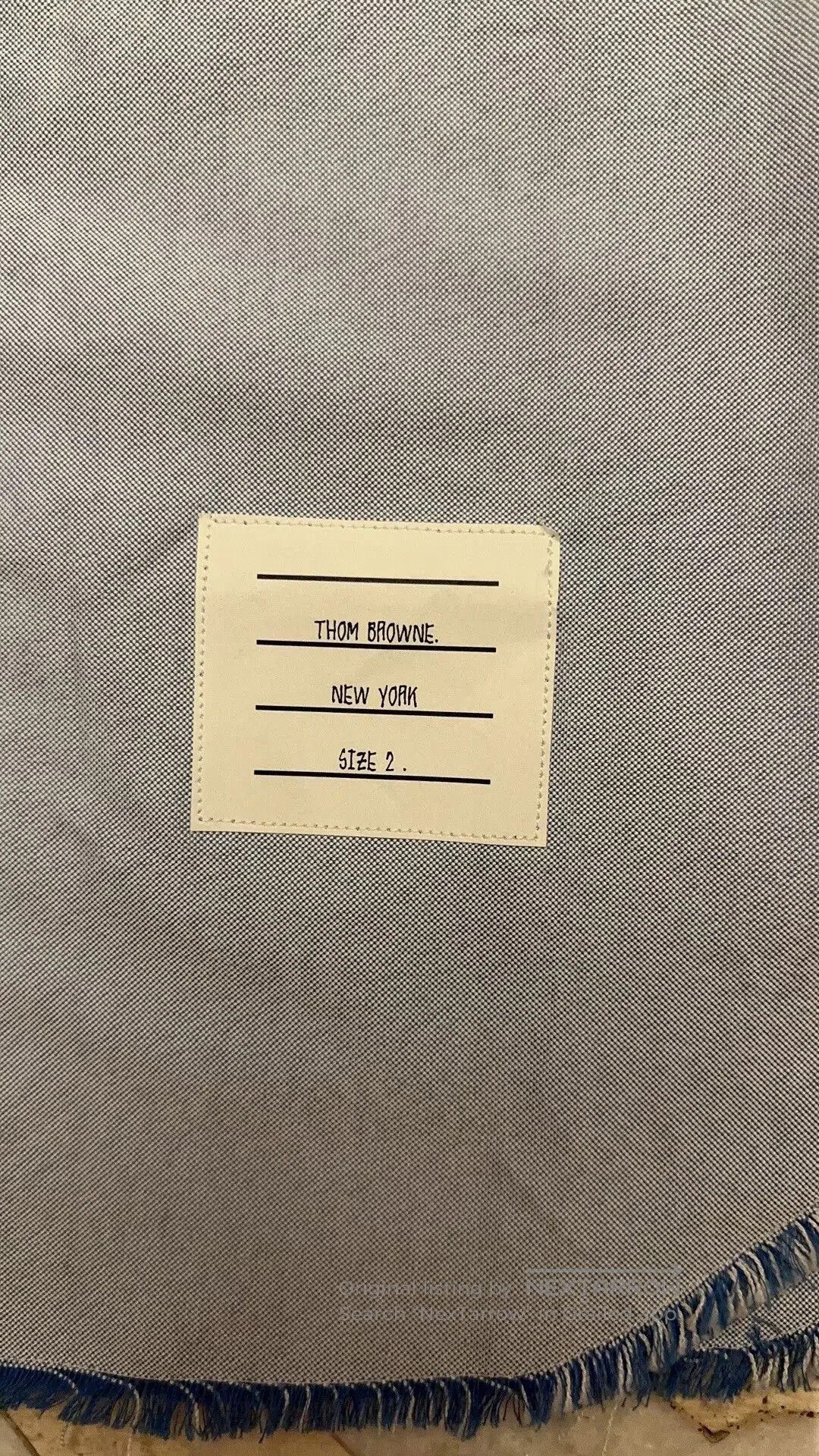 Thom Browne thom browne frayed edge shirt size 2. Size US S / EU 44-46 / 1 - 3 Thumbnail