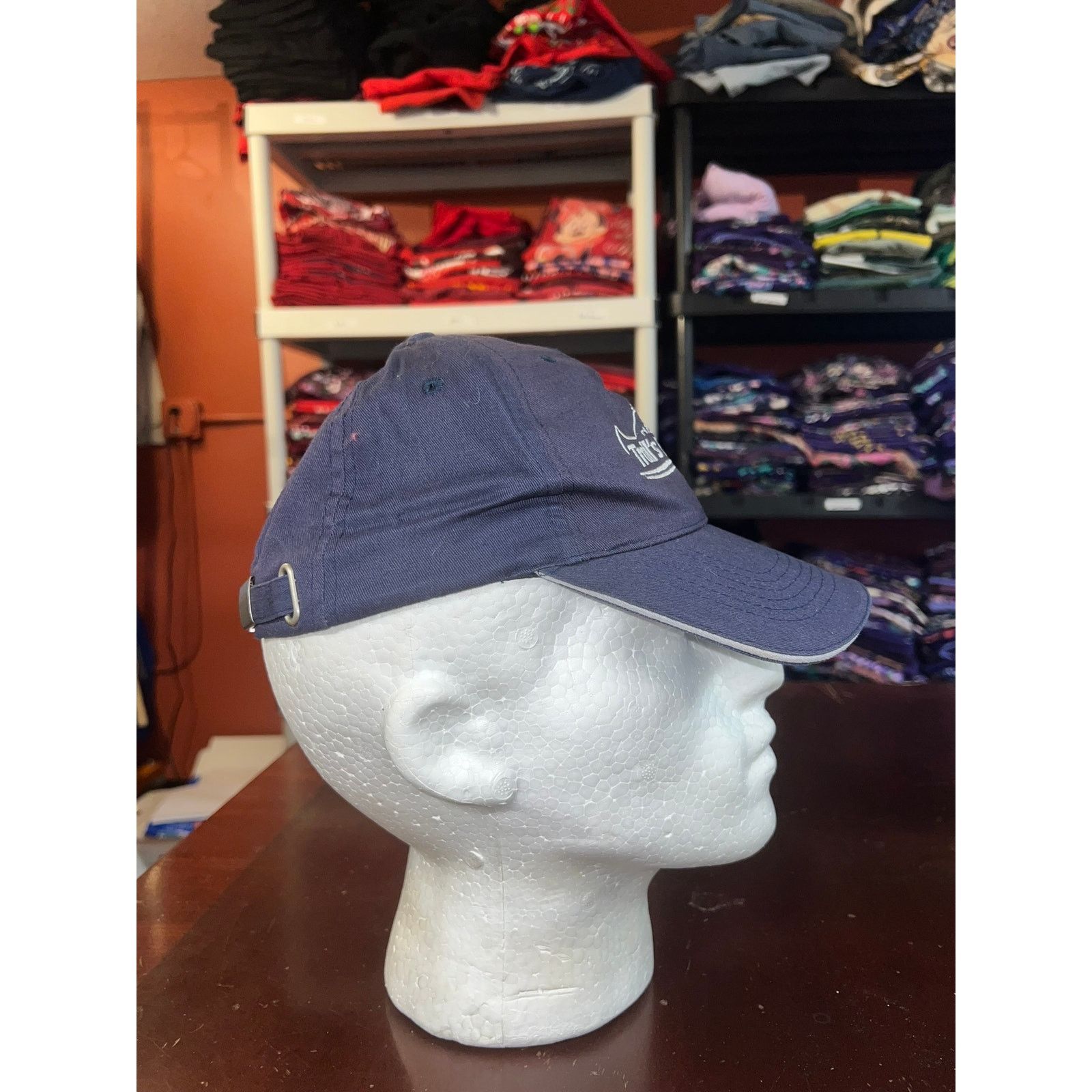 Vintage Trails End Hat Blue Logo Cap Headwear Vintage OS Size ONE SIZE - 5 Thumbnail