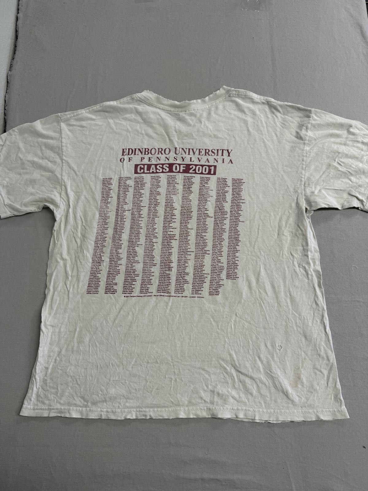 Gildan Thrashd Pennsylvania Western University Edinboro Tshirt 2001 Size US XL / EU 56 / 4 - 2 Thumbnail
