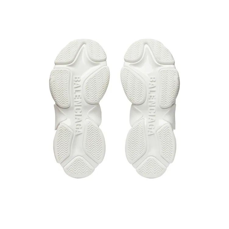 Balenciaga o1mt1gz1124 Triple S Logotype Sneakers in White/Pink Size US 10 / IT 40 - 6 Thumbnail