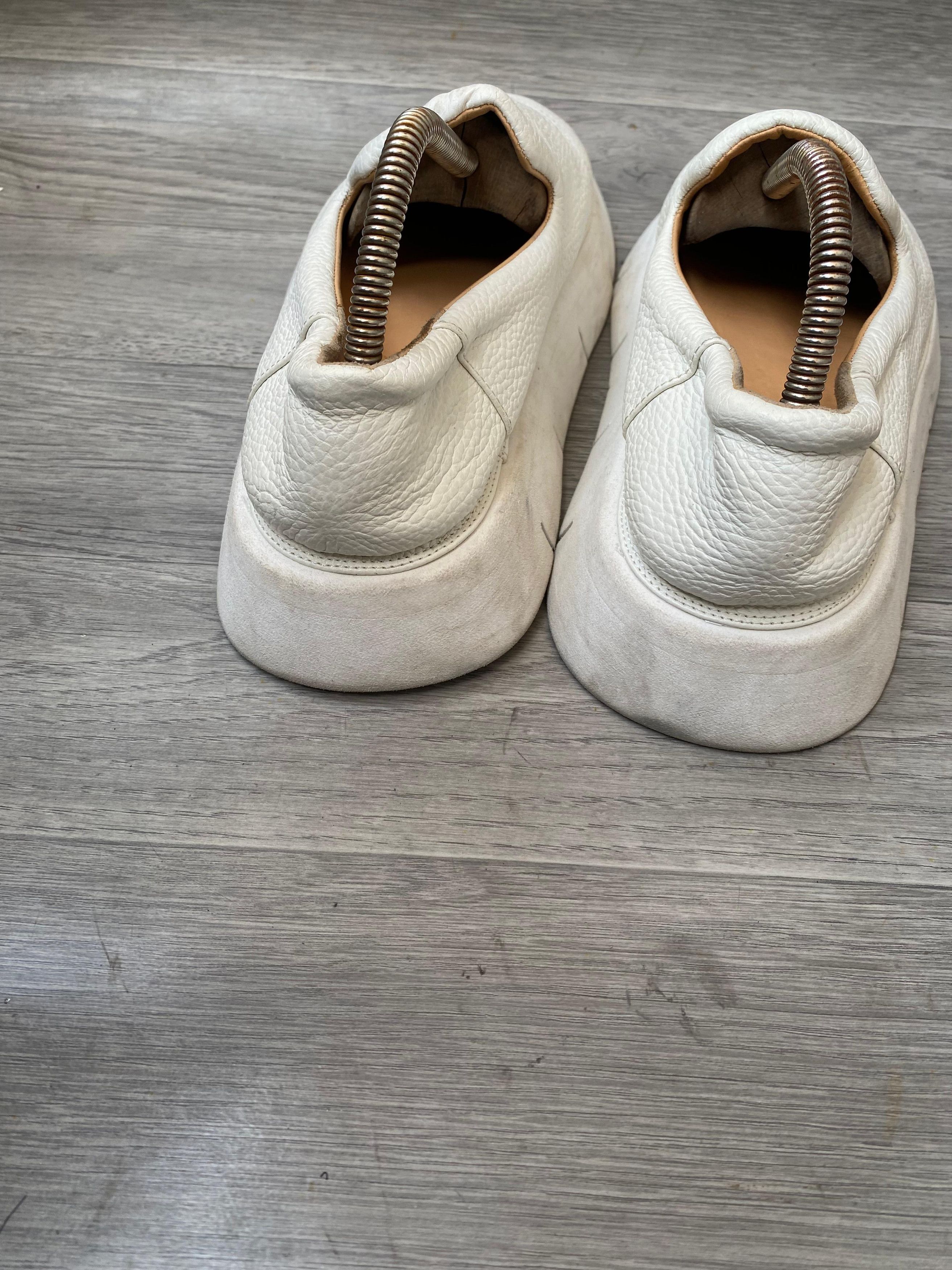 Marsell Marsell Slip On White Leather Sneakers Sz 38 Size US 5.5 / EU 38 - 3 Thumbnail