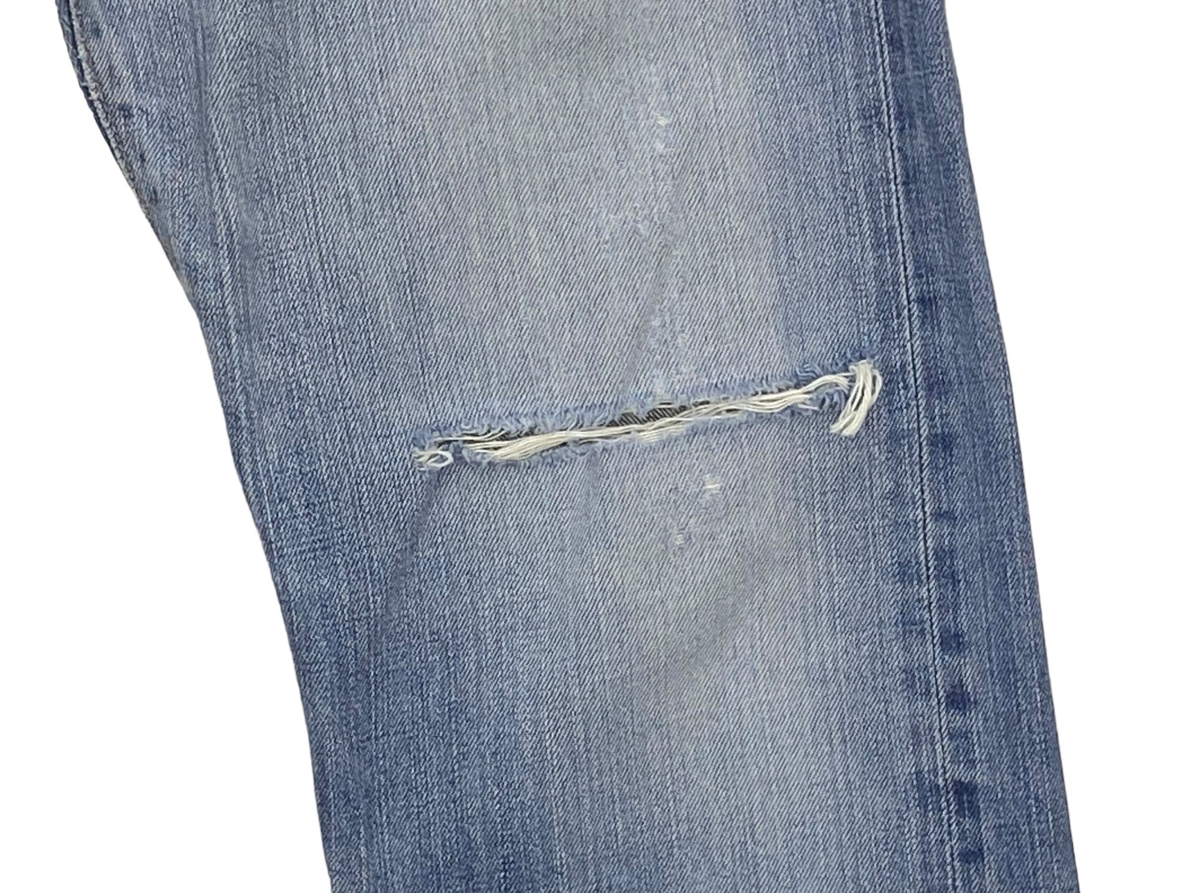 Edwin × Vintage Edwin Selvedge Denim Japanese Distressed Pants Japan Made Size US 30 / EU 46 - 11 Thumbnail