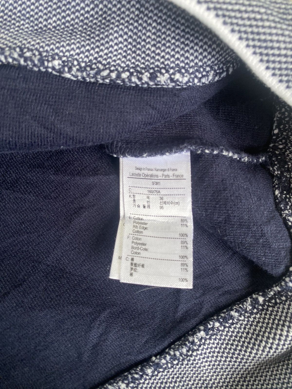 Lacoste × Vintage Lacoste Women Boat Neck Cotton Honeycomb Size US S / EU 44-46 / 1 - 4 Thumbnail