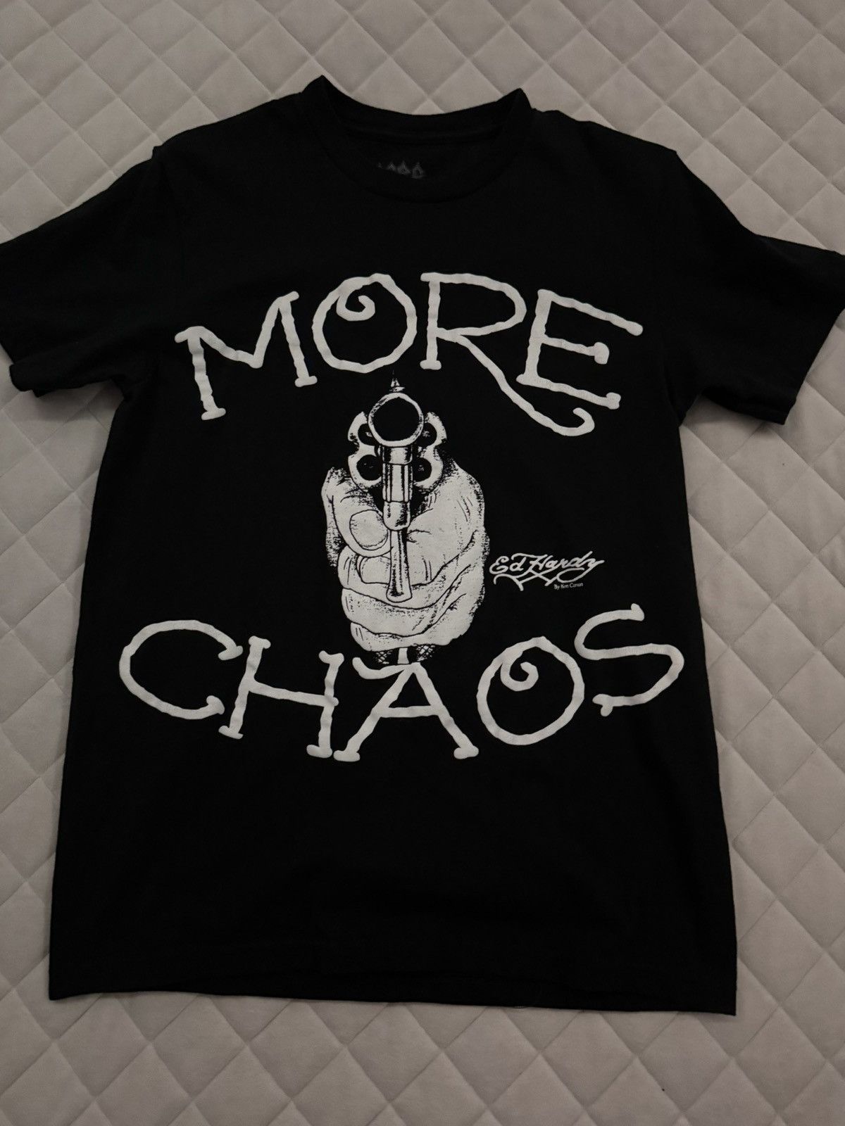 Ed Hardy × Ken Carson Ed Hardy X Ken Carson ‘.38 Barrel’ More Chaos Black T-Shirt Size US S / EU 44-46 / 1 - 1 Thumbnail
