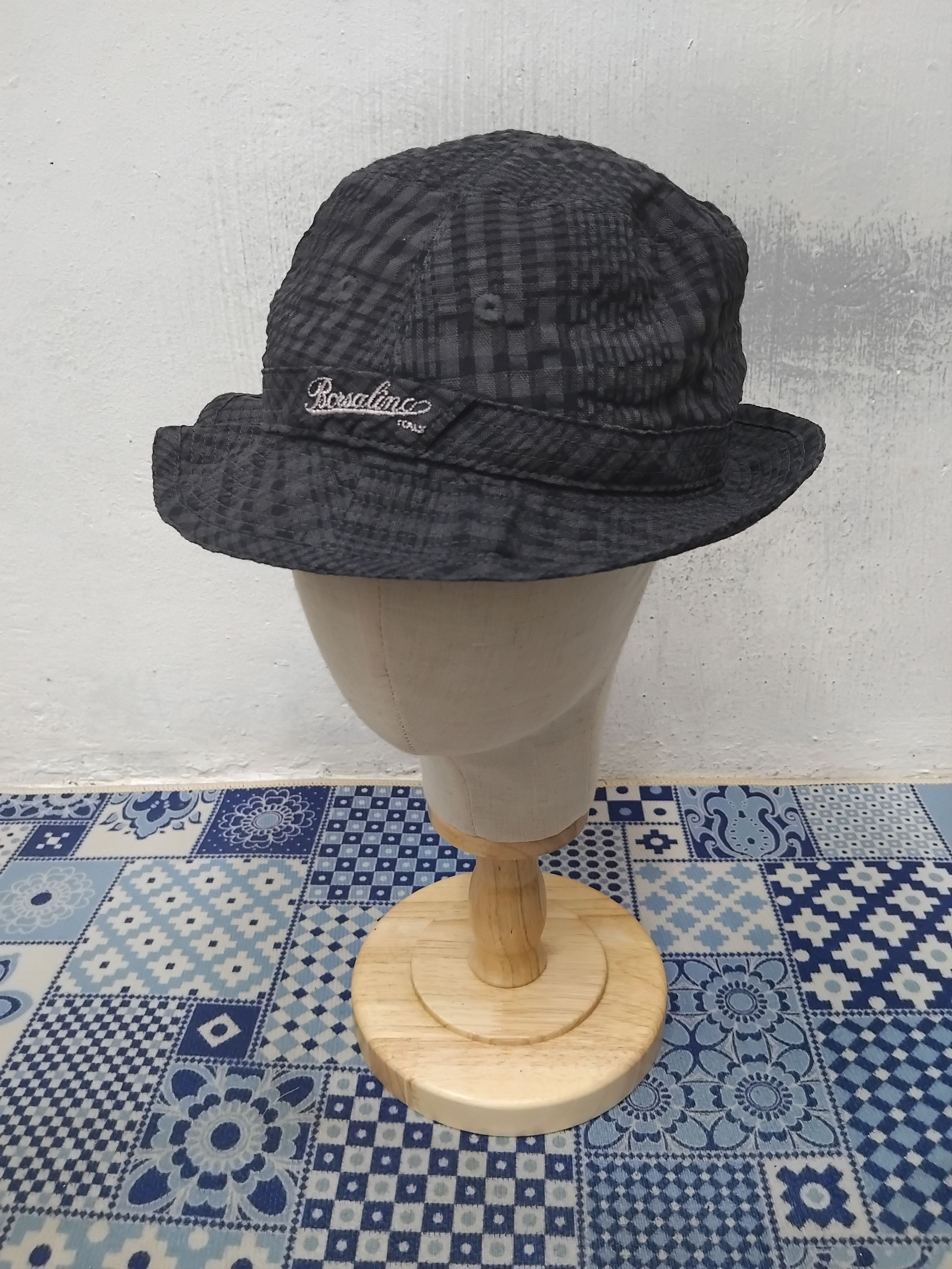 Borsalino 💥Borsalino checkered streetwear style hat Size ONE SIZE - 7 Thumbnail